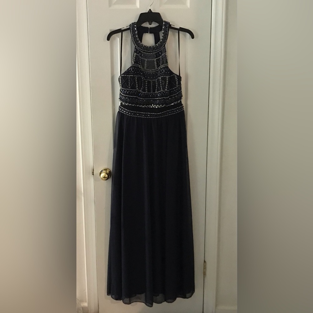 Navy Blue Formal Dress, Size 11